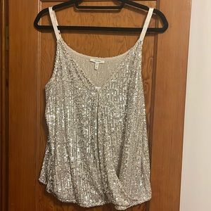 Maurice’s xl gold sequin tank